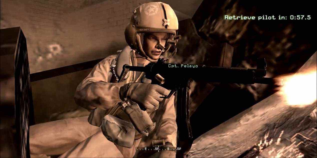 Call of Duty Modern Warfare Pelayo Cobra Pilot court