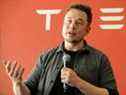 Fondateur et PDG de Tesla Inc. Elon Musk.