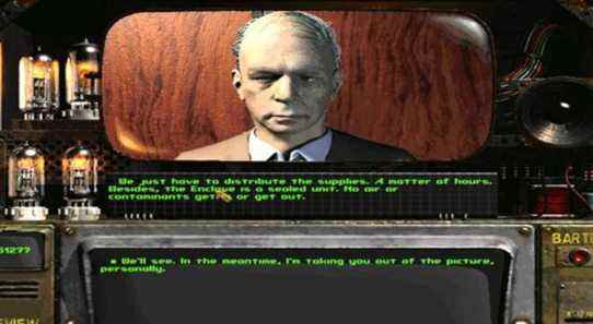 President Richardson viewed on pipboy via Fallout 2