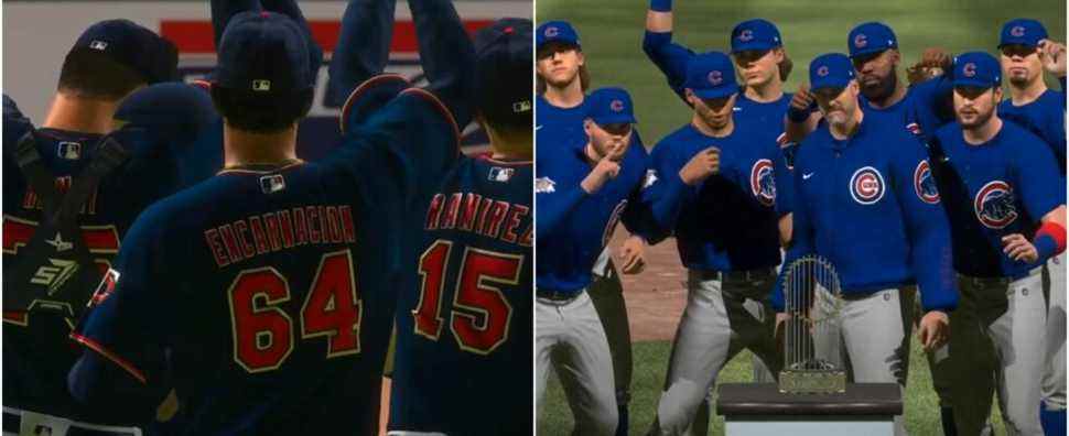 MLB The Show 22 Win The World Series Collage