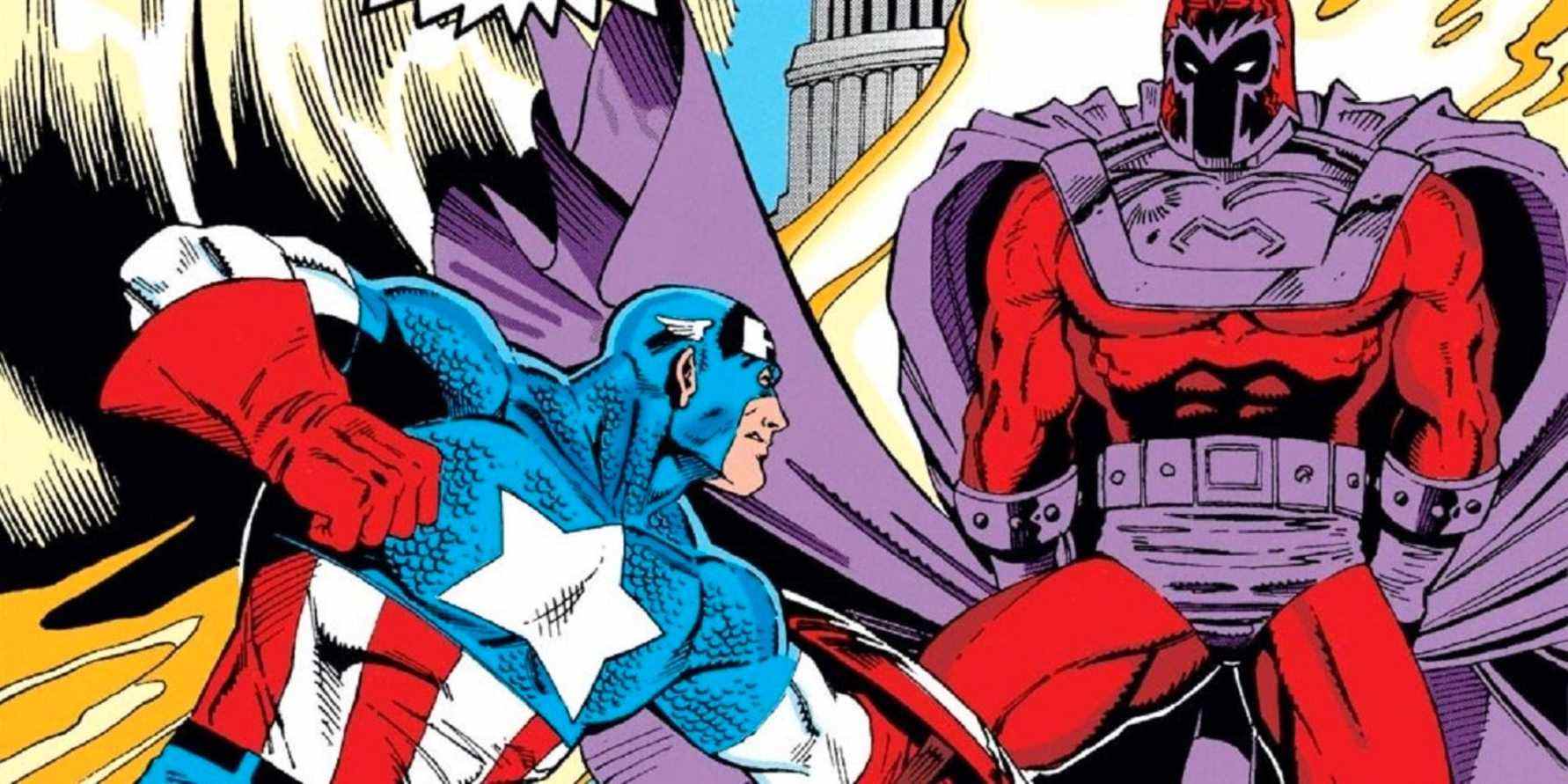 Captain America contre Magnéto
