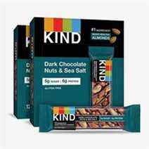 Barres Kind Chocolat Noir Noix et Sel Marin