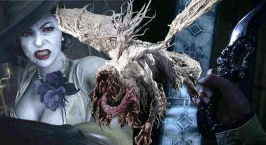 Resident Evil 8 Village Lady Dimitrescu Final Form Boss Battle Feature Image