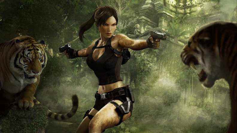 Art du monde souterrain de Tomb Raider