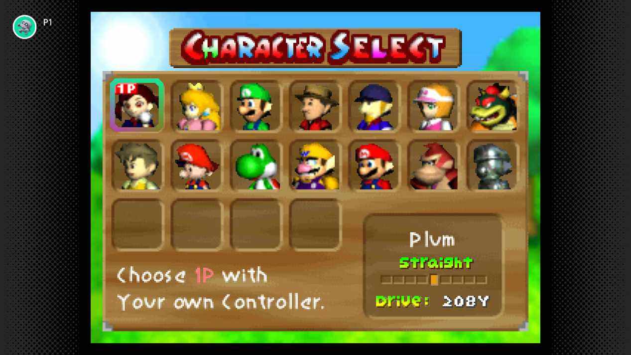 Mario Golf 64 personnages