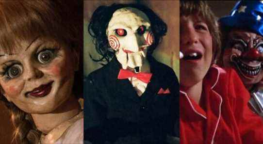 Scary dolls from The Conjuring, Saw, and Poltergeist