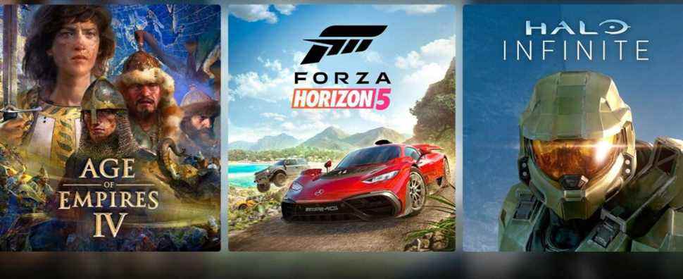 AoE4 Forza Horizon 5 Halo Infinite