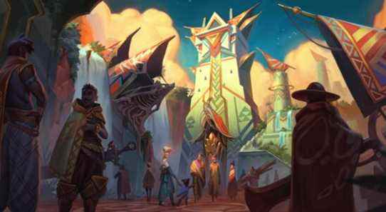Art of the new Nazumah region in League of Legends' Shurima