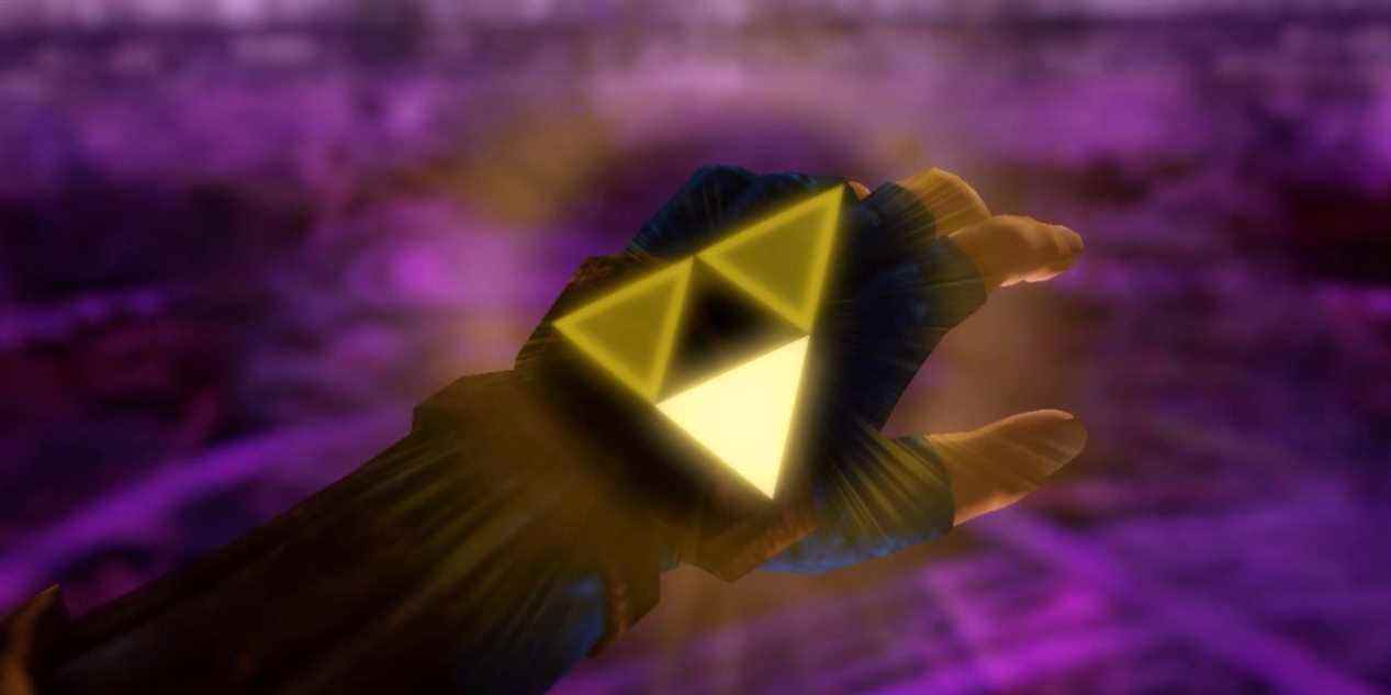 La légende de Zelda Triforce de la corruption de puissance
