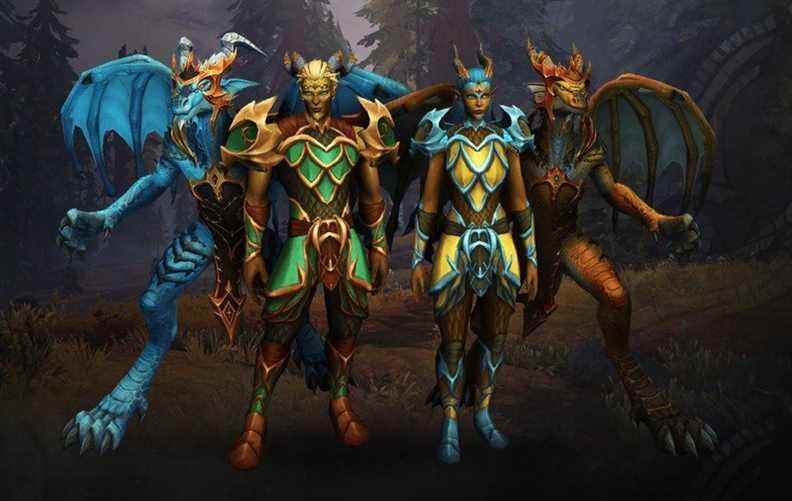 Course de dragons de World Of Warcraft