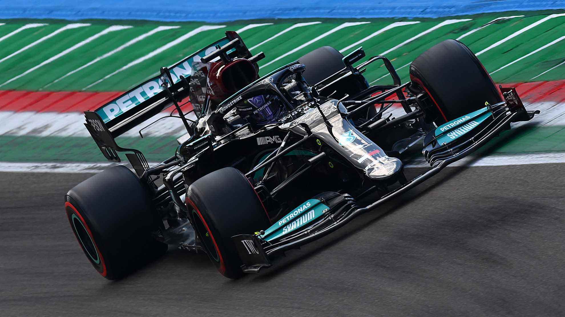 Lewis Hamilton au GP d'Émilie-Romagne 2021