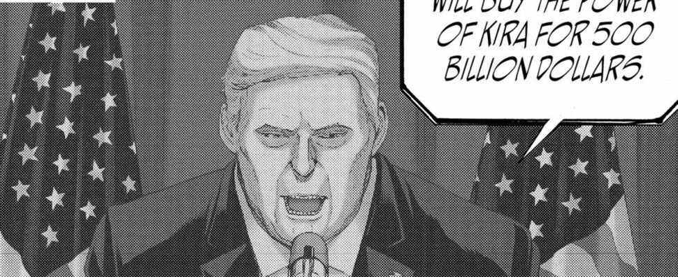 Death Note : Les histoires courtes apportent des one-shots à imprimer, y compris cette tristement célèbre histoire de Trump