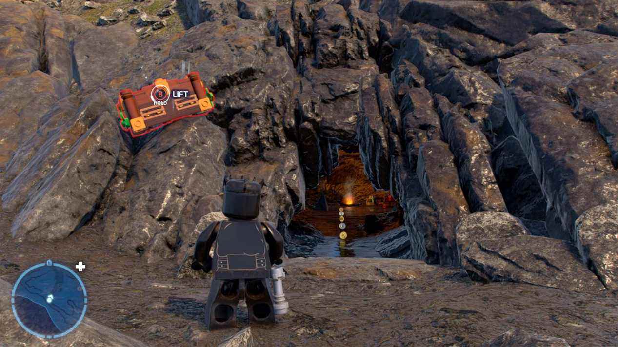 La grotte éclairée LEGO Star Wars