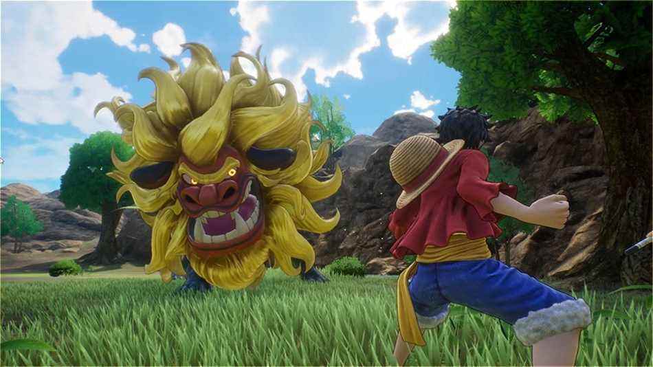 One Piece Odyssey captures d'écran Eiichiro oda jeu vidéo PlayStation Xbox PC monstres créatures