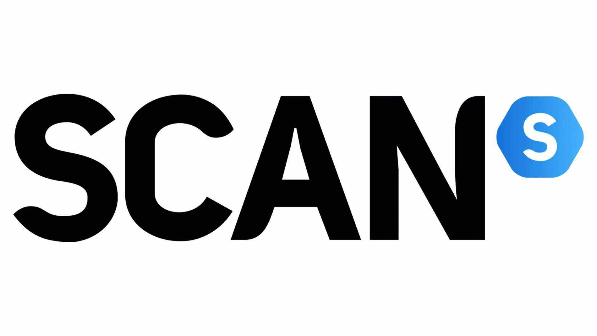 Meilleurs sites Web pour les versions de PC personnalisées, numéro 4 : Scan UK.  Son logo est sur fond blanc.