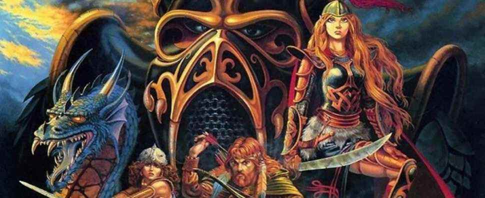 Classic art of characters from Dungeons & Dragons' Dragonlance setting