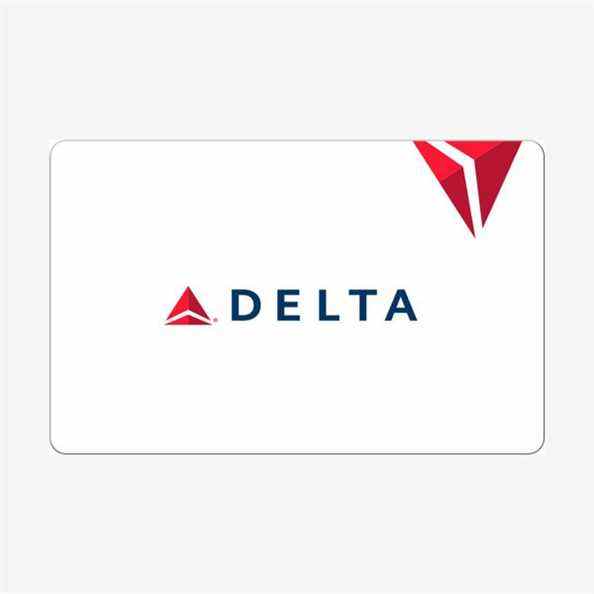 Carte-cadeau électronique Delta Airlines