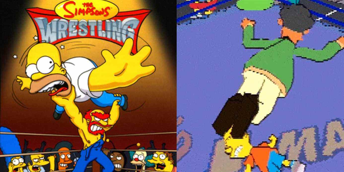 La lutte des Simpsons Apu Bart
