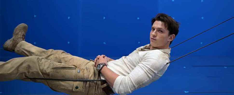 Tom Holland Uncharted BTS