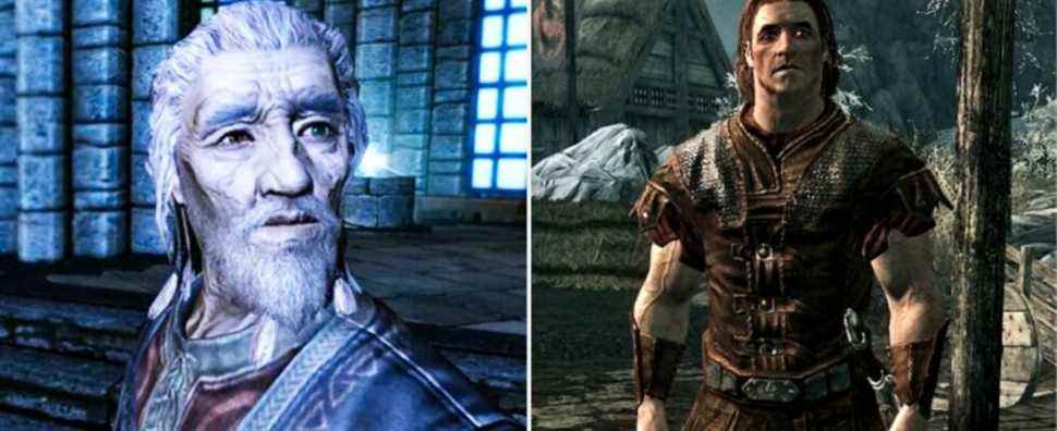 Skyrim Most Noble Characters Featuring Tolfdir And Hadvar