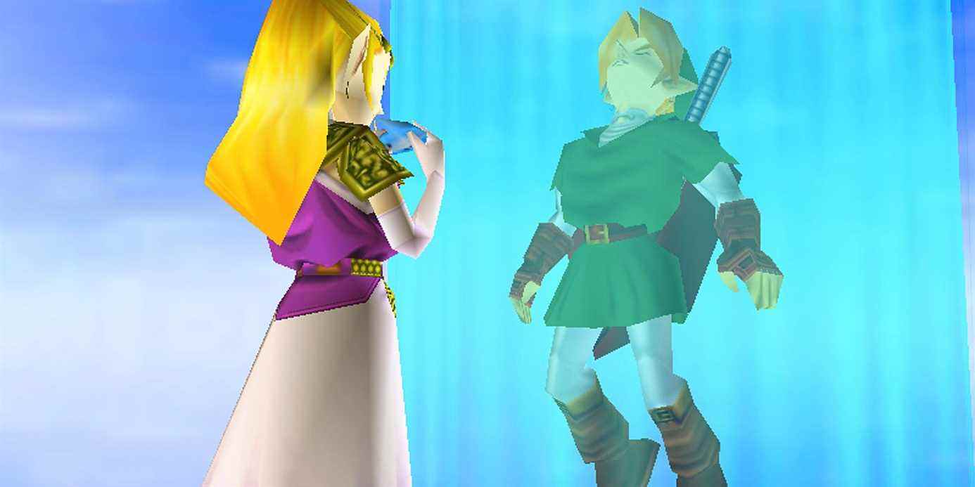 Zelda envoie un lien dans le temps Ocarina of Time
