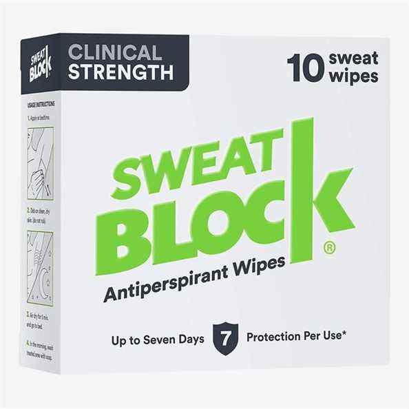Lingettes anti-transpirantes SweatBlock
