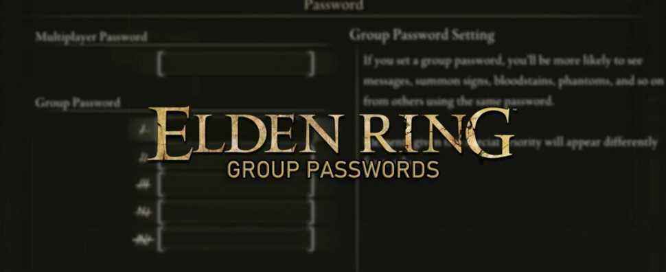 Elden Ring - Multiplayer Group Password Rune Buff Guide Header