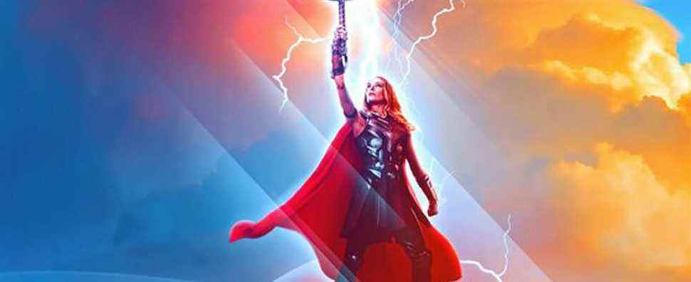 Alternate Thor: Love and Thunder affiche publiée avec Natalie Portman
