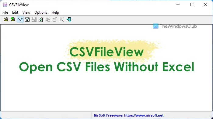 CSVFileView vous permet d'ouvrir des fichiers CSV sans Excel