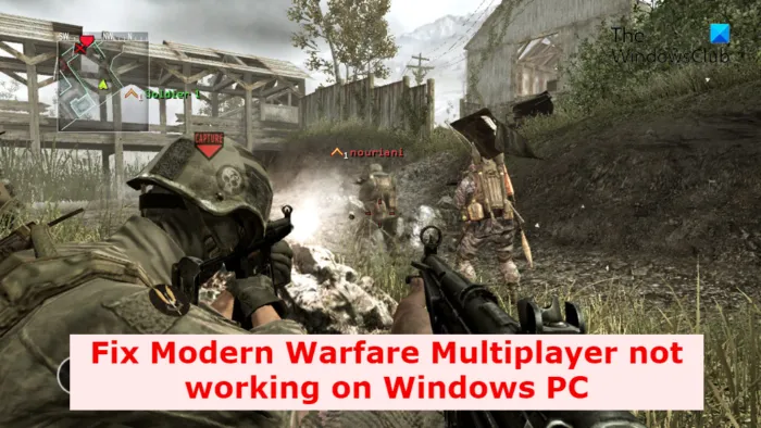 Correction du mode multijoueur de Modern Warfare ne fonctionnant pas sur un PC Windows