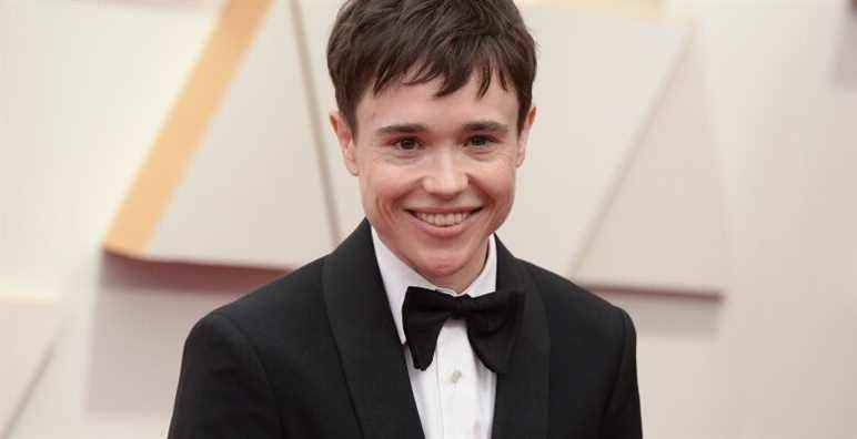 Elliot Page at the 94th Academy Awards held at Dolby Theatre at the Hollywood & Highland Center on March 27th, 2022 in Los Angeles, California.