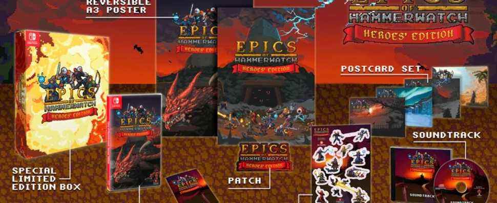 Epics of Hammerwatch annoncé comme nouvelle version physique de Switch