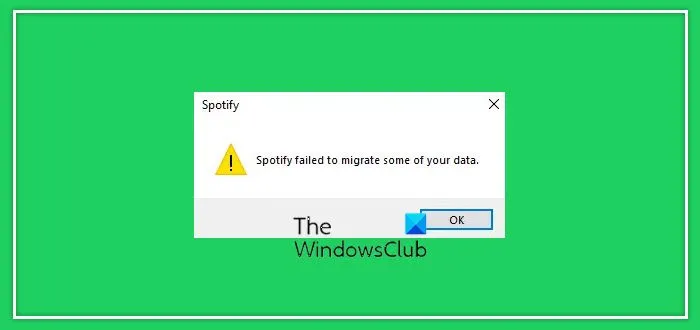 Spotify n'a pas réussi à migrer certaines de vos données