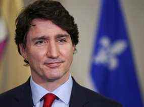 Le premier ministre Justin Trudeau était à Laval, au Québec, mercredi pour parler du budget.