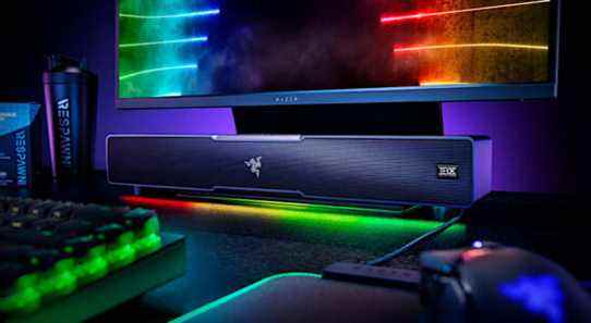 La barre de son Razer Leviathan V2 PC offre un son THX et Chroma RGB