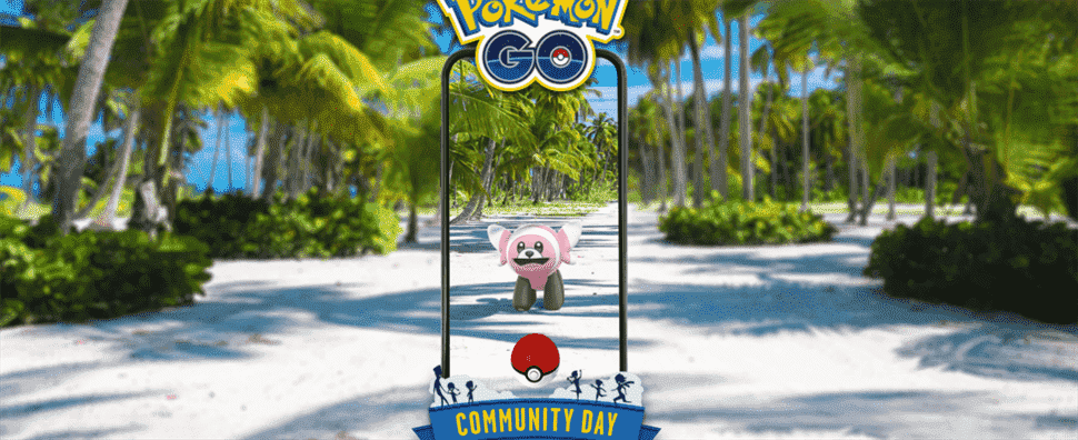 Pokemon Go Community Day image with Stufful