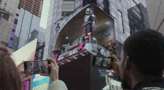 La nouvelle technologie ILM de Boba Fett "Billboard" à Times Square est une illusion d'optique de niveau supérieur