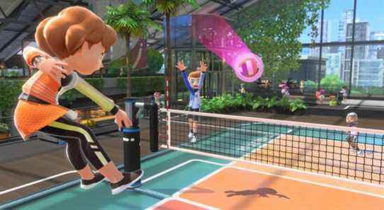 La présentation de Nintendo Switch Sports vous souhaite la bienvenue sur "Spocco Square"