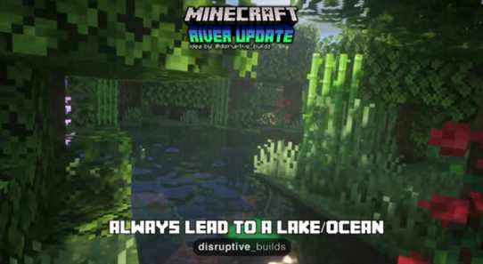 La vidéo conceptuelle de ce fan de Minecraft pour une «mise à jour de la rivière» est cool