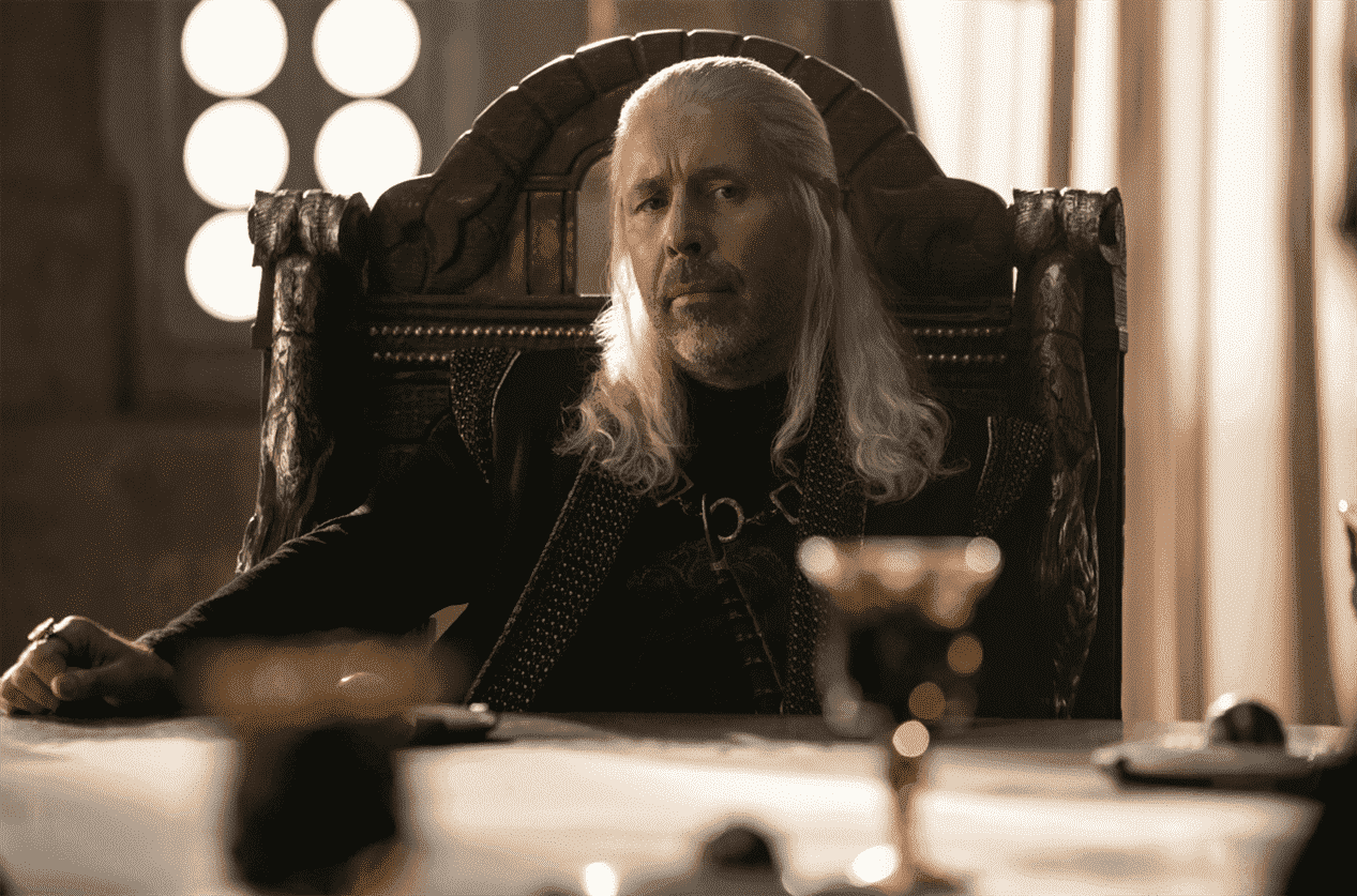Paddy Considine dans le rôle du roi Viserys Targaryen / Photographie par Ollie Upton/HBO