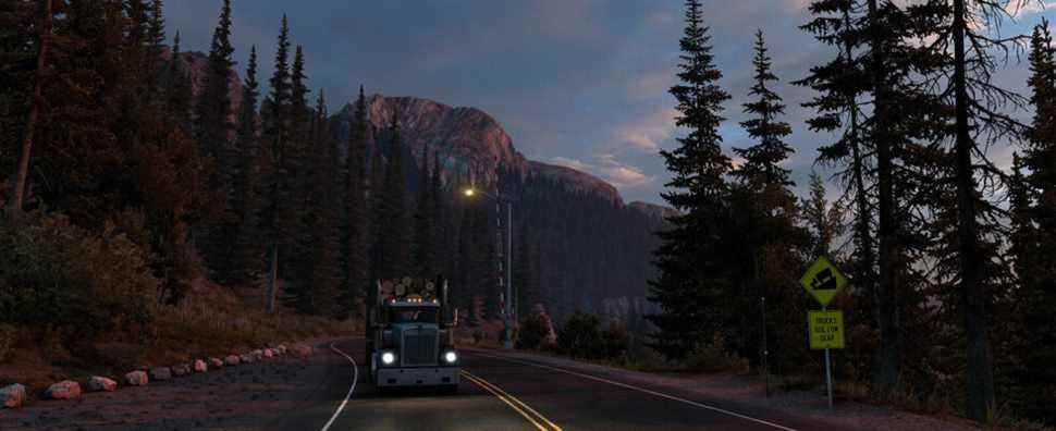 Le nouveau système d'éclairage d'American Truck Simulator est magnifique