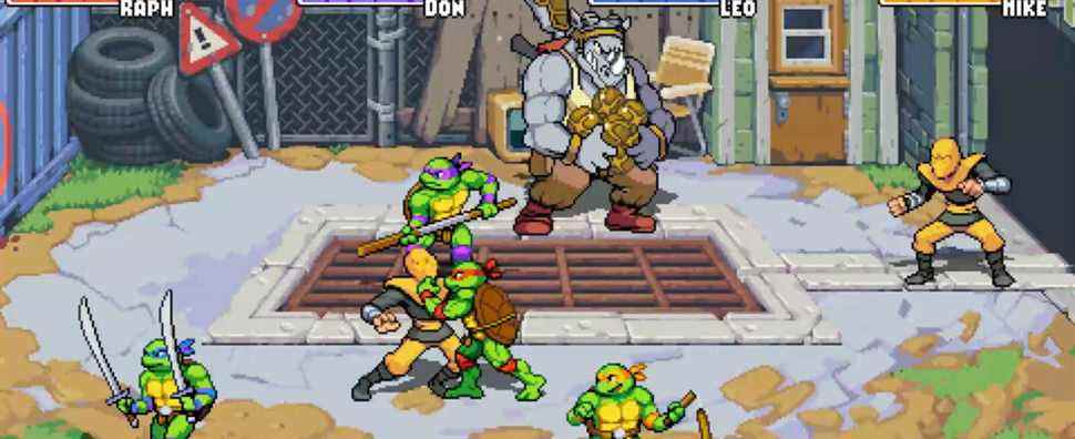 Les éditeurs de Streets Of Rage 4 annoncent de nouveaux beat 'em up Ninja Turtles