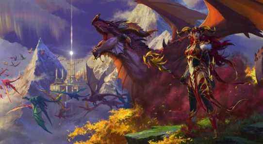 L'extension World of Warcraft Dragonflight se dirige vers Dragon Isles avec un nouvel hybride de classe de course