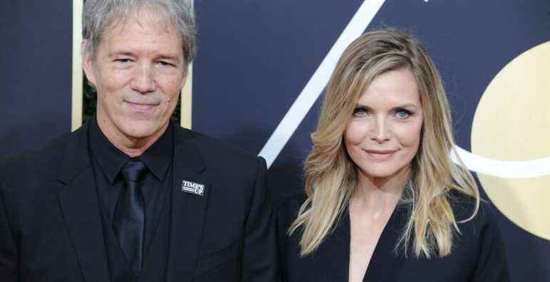 David E. Kelley, Michelle Pfeiffer at arrivals for 75th Annual Golden Globe Awards - Arrivals 2, The Beverly Hilton Hotel, Beverly Hills, CA January 7, 2018. Photo By: Dee Cercone/Everett Collection