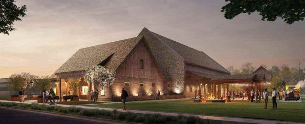 Nouvelle salle de concert rustique dans la région de Nashville, Timberhawk Hall, prévue pour 2023