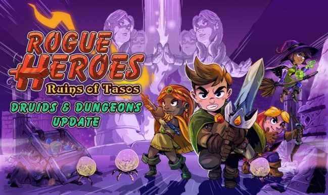 Mise à jour 1.0.7 de Rogue Heroes
