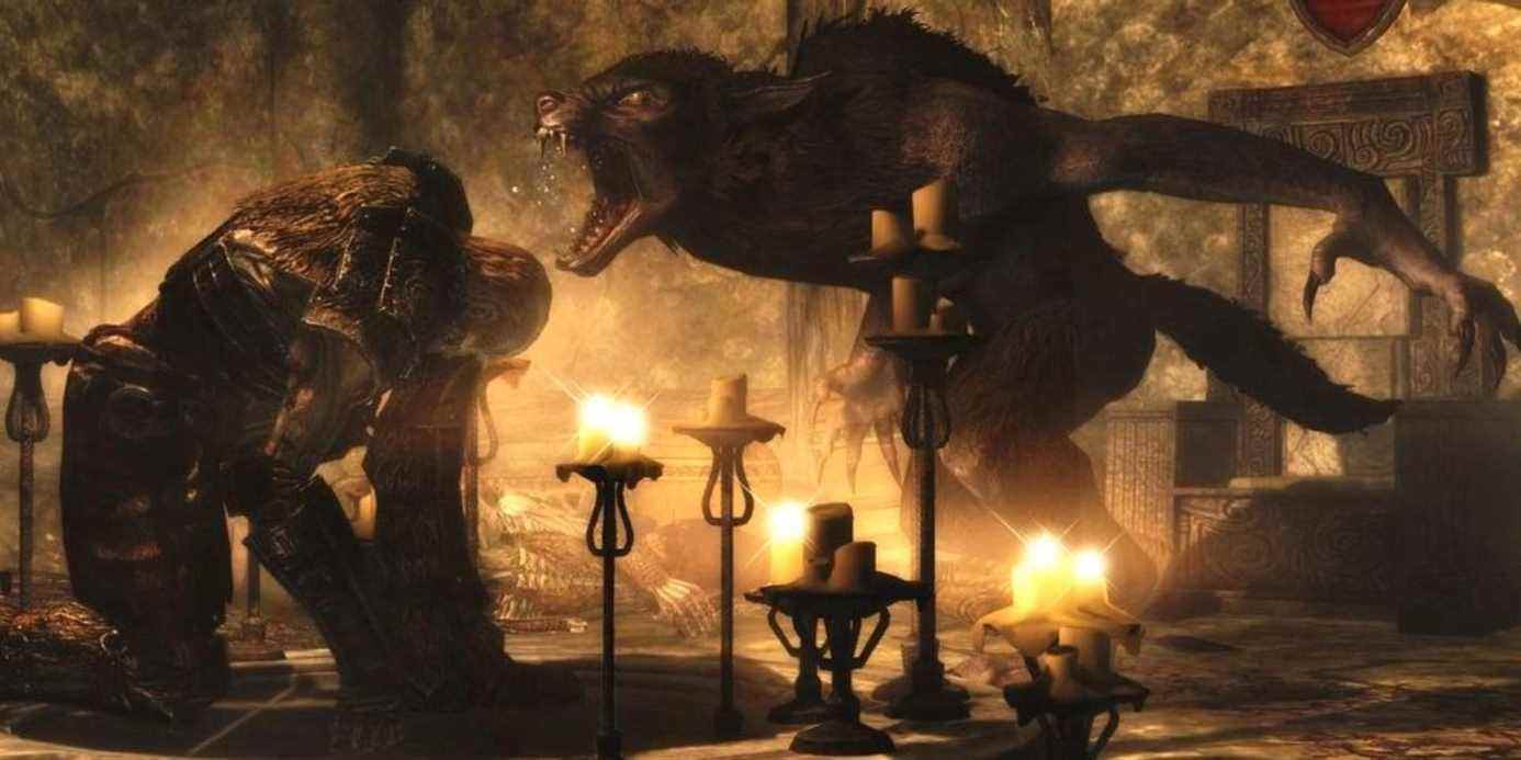 The Elder Scrolls 5 Skyrim loup-garou