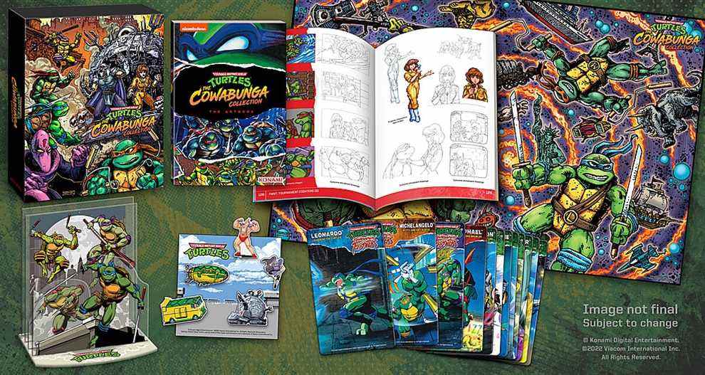 TMNT Teenage Mutant Ninja Turtles: The Cowabunga Collection Limited Edition précommandes en direct Konami Digital Eclipse Nintendo Switch PlayStation Xbox
