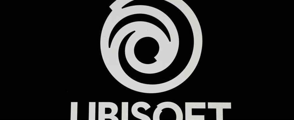 Ubisoft logo grey on black