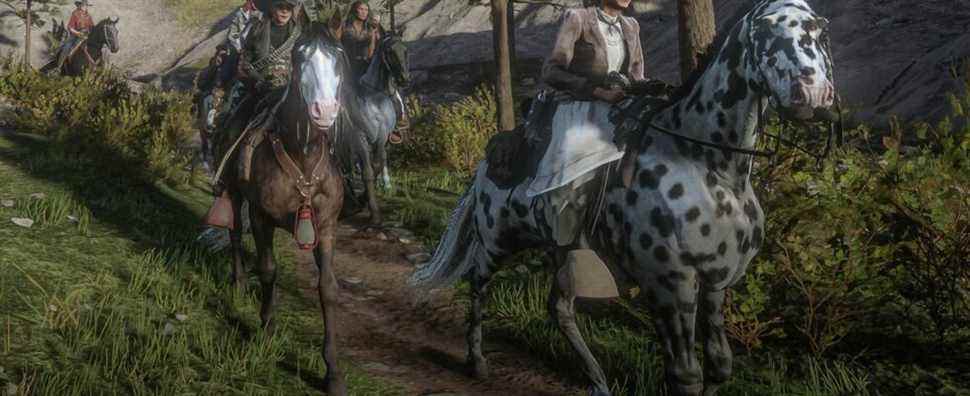 red dead redemption 2 online female characters horses